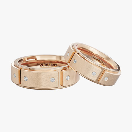 Charlie Diamond Matching Wedding Rings
